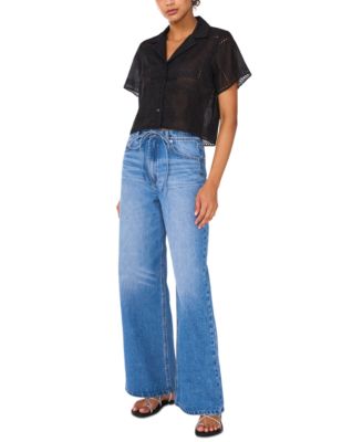 Women's Eyelet Camp Shirt