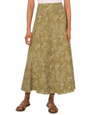1.STATE - Women's Cotton Printed Maxi Skirt