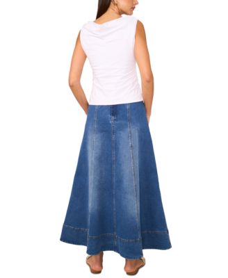 Women's Double Cowl-Neck Tank