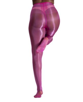 Women's Lustrous Silky Shiny 40 Denier Semi-Opaque High-Waist Pantyhose Tights SKU11003-BL	