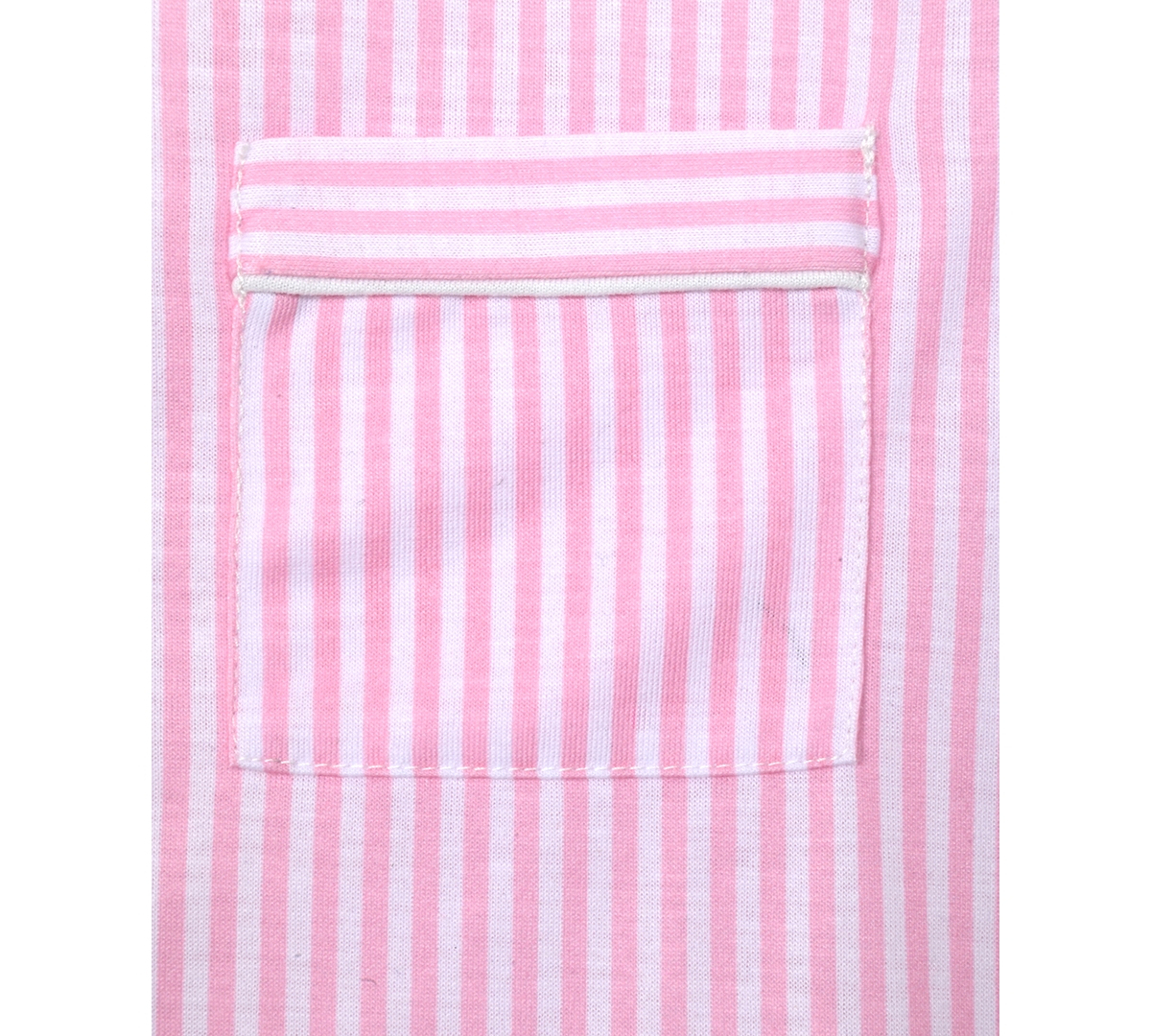 Max & Olivia Big Girls Striped Button-front Top & Shorts Pajamas With Scrunchie, 3 Piece Set
