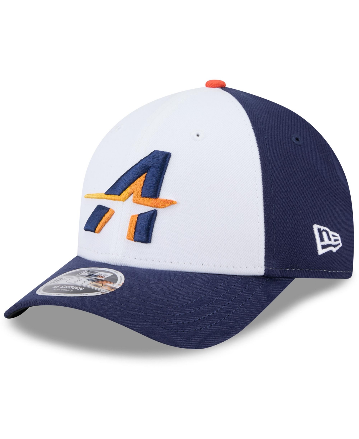 NEW ERA MEN'S WHITE/NAVY HOUSTON ASTROS 2025 CITY CONNECT 9FORTY M-CROWN ADJUSTABLE HAT 