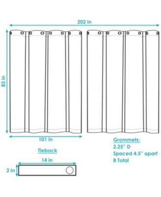 Blackout Curtain Panel with Grommet Top