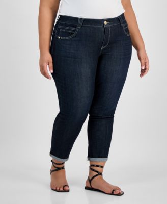 Trendy Plus Size AbSolution Ankle Skimmer Jeans