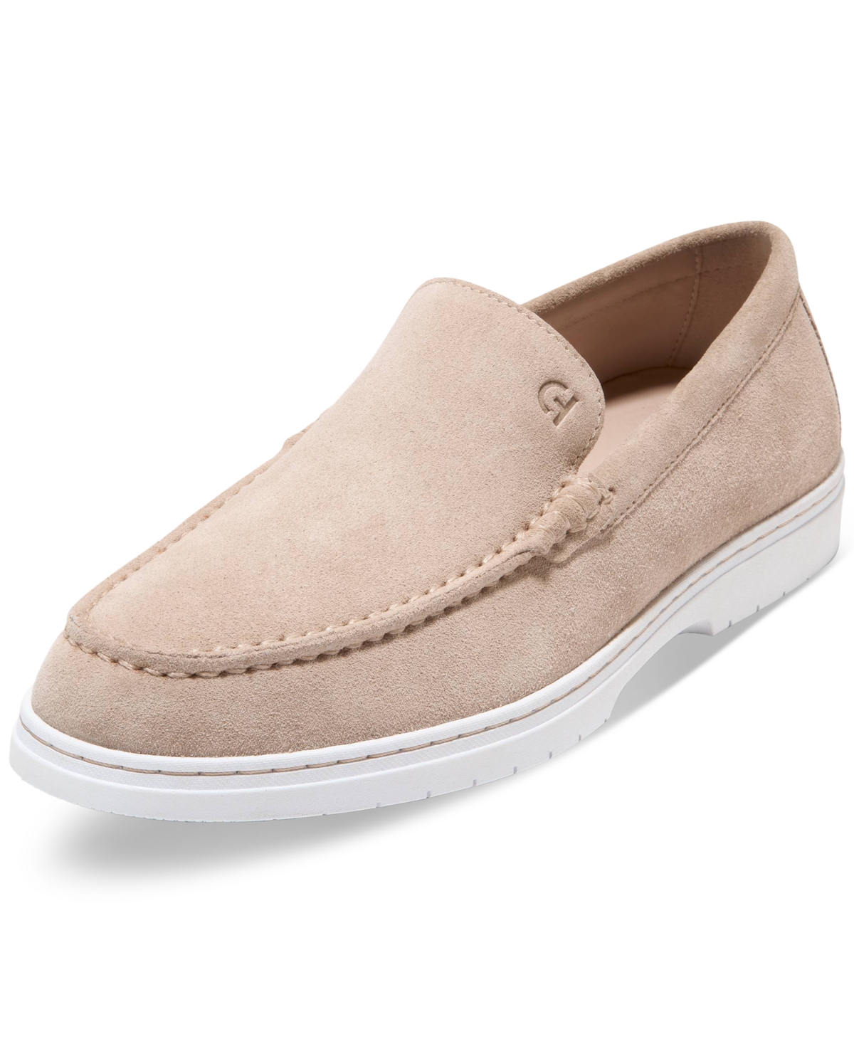 Cole Haan American Classics Hampton Loafer In Light Sesame Suede