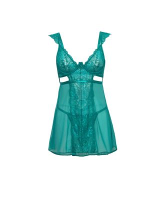 Women's Farah Lace Sheer Babydoll