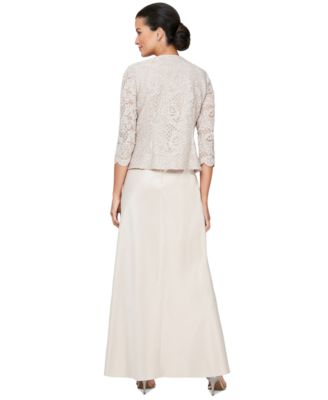 Lace Jacket & Lace-Top Gown