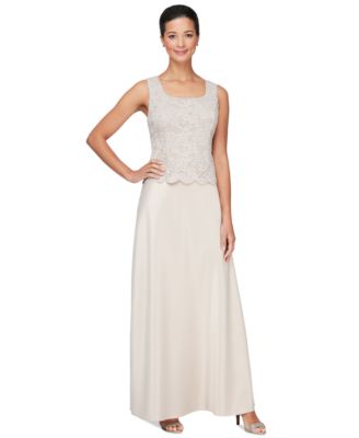 Lace Jacket & Lace-Top Gown