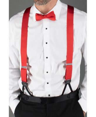Men's Sutton Solid Color Silk Formal Suspenders | Y-Back, Adjustable Braces