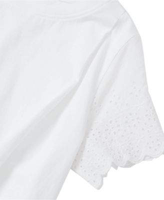 Girls Short Sleeve Knotted Tee