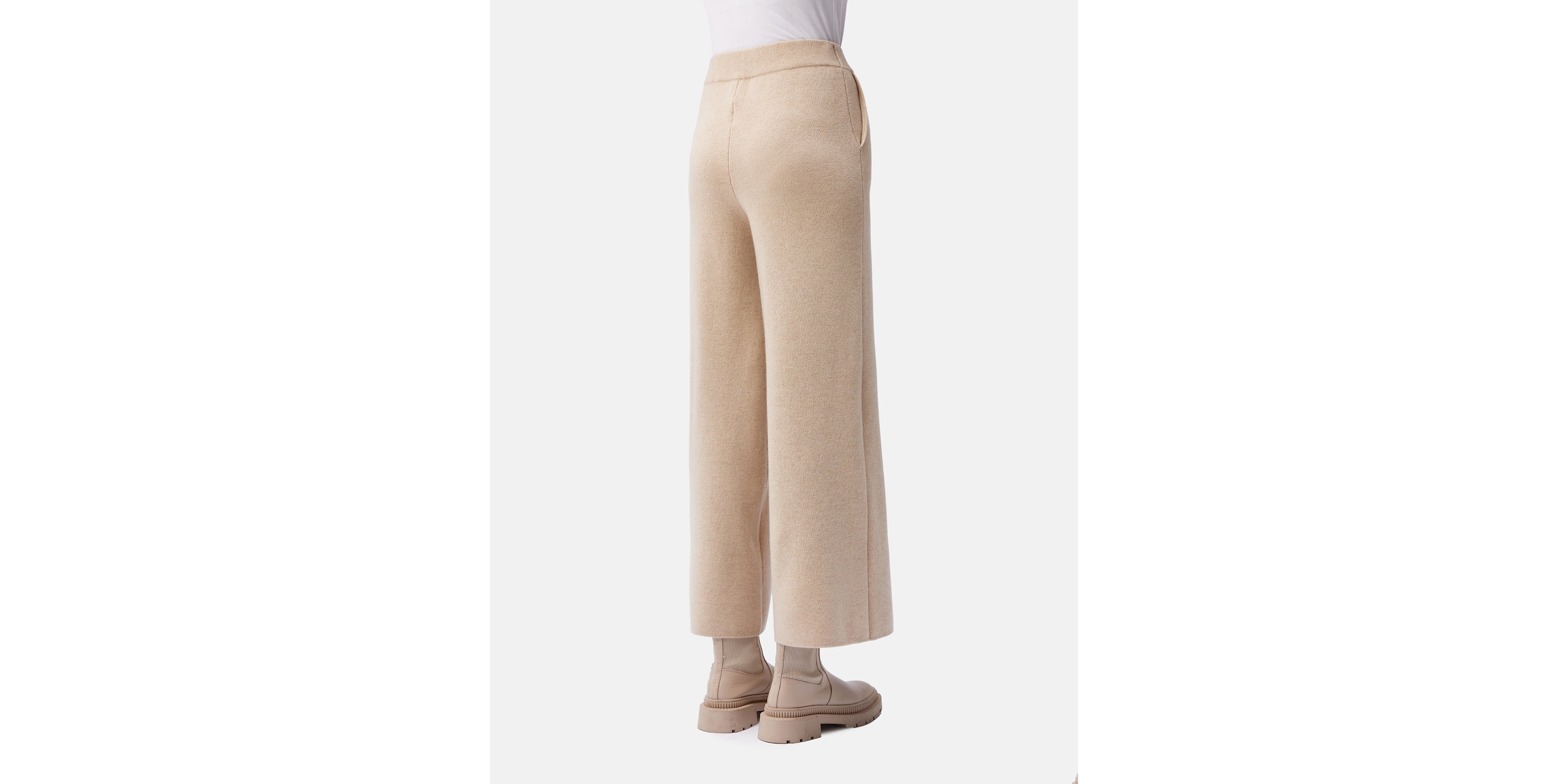 Gobi Cashmere Women's Cashmere Wide-Leg Pants