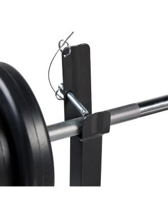 Adjustable Standard Incline Weight Bench, Bench Press with Barbell Rack