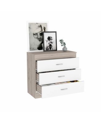 Modern Three-Drawer Dresser for Small Spaces and Home Organization