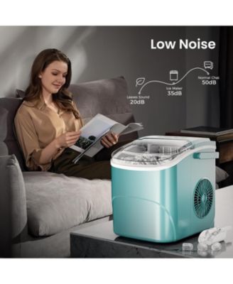 Countertop Ice Maker with Handle, Produces