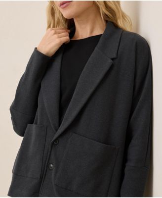 Women's Organic Cotton Airplane Relaxed Blazer