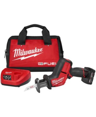 M12 FUEL 12V Brushless Cordless HACKZALL Reciprocating Saw Kit with Charger and Tool Bag - 2520-21XC