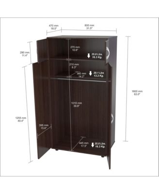 Stylish Melamine Dresser with Mirrored Accents and Spacious Storage