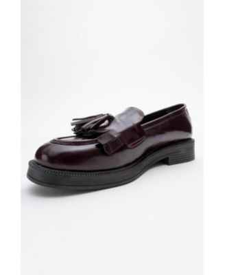 Milly Leather Tassel Loafers