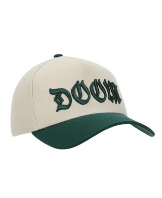 Men's Universe Dr. Doom Off-white & Green A-Frame Snapback Hat