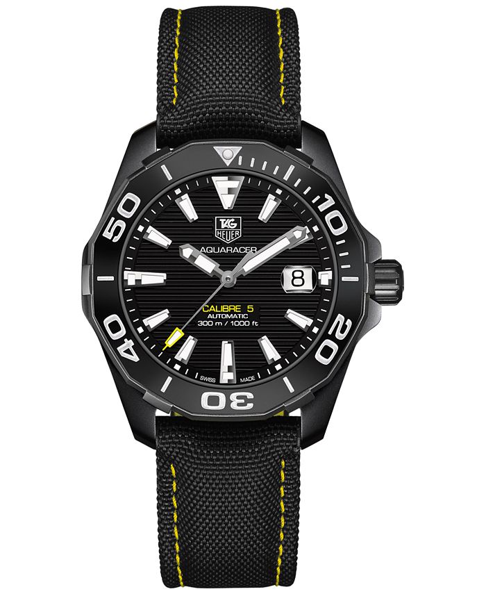 Tag heuer aquaracer calibre 5 nylon strap deals