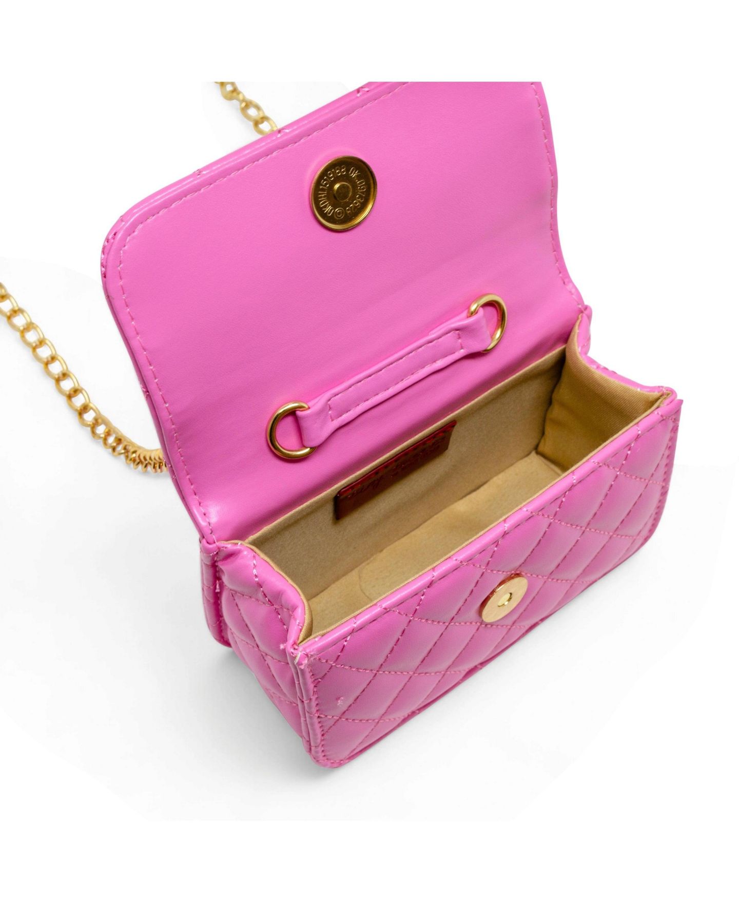Сумка Tiny Treats + Zomi Gems Classic Link Chain Top Handle Handbag, Hot Pink для девочек, цвет: Розовый, вариант 1 — фото 5