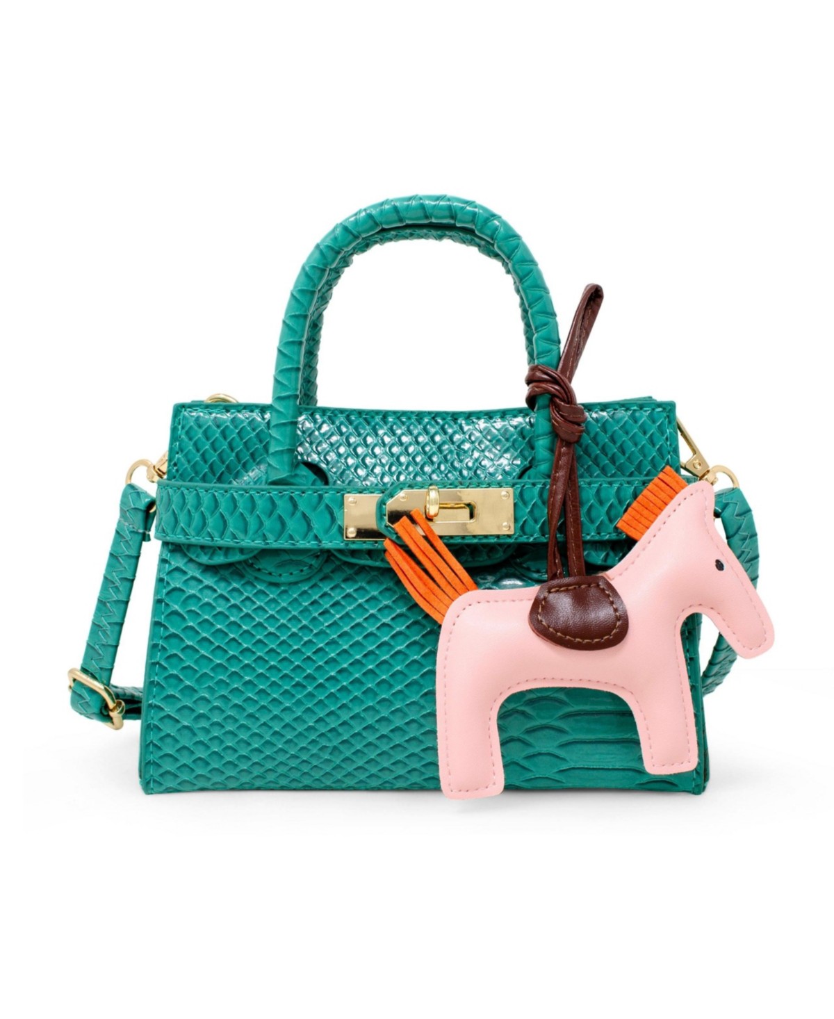 Детские Tiny Treats + Zomi Gems Girls Crocodile Pony Handbag, Orange — фото 1