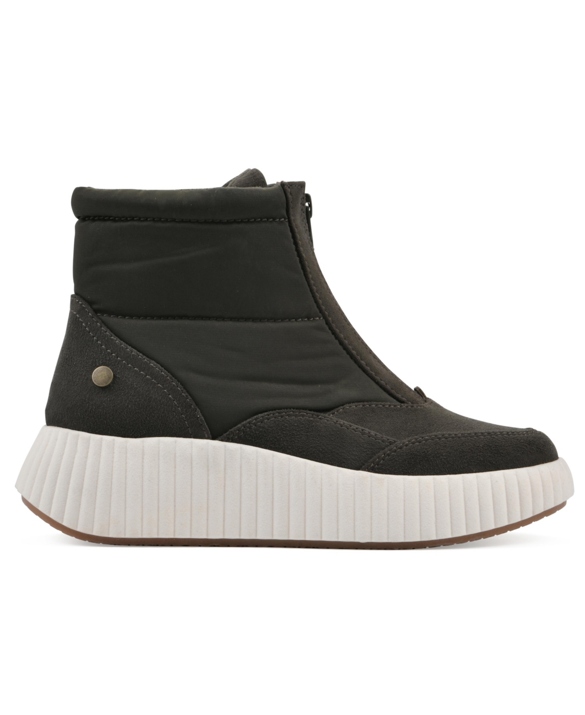 Shop White Mountain Women's Downtown Platform Booties In Army Multi