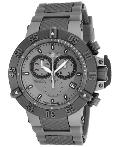 Invicta Men's Chronograph Subaqua Noma III Gray Stainless Steel Bracelet Watch 50mm 17214