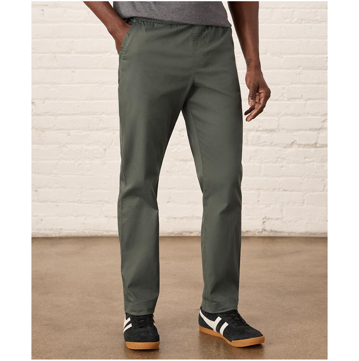 Men's Organic Cotton Daily Twill Midweight Pant - 34" Inseam - Ochre