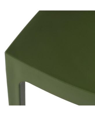 Modern Polypropylene Stackable Plastic Patio Dining Chair (Set of 2