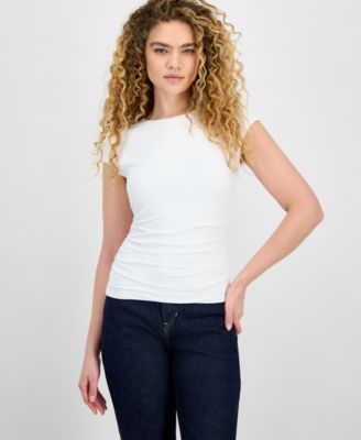 Women's Second Skin Crewneck Ruched T-Shirt 