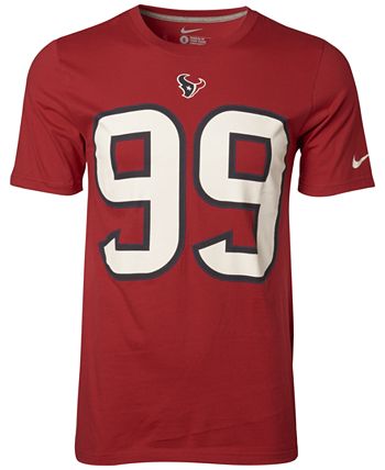 Nike Women's J.J. Watt Houston Texans Player Pride T-Shirt - Macy's