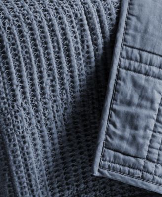 Cloud Waffle Textured Quilted Throw, 50" x 60"