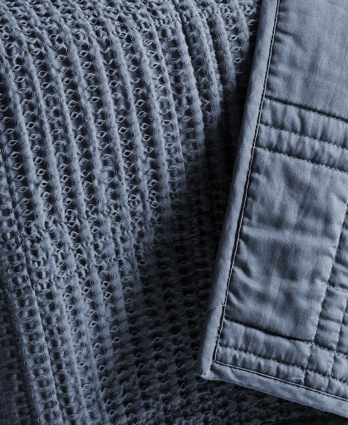 Levtex Cloud Waffle Textured Quilted Throw, 50" X 60"