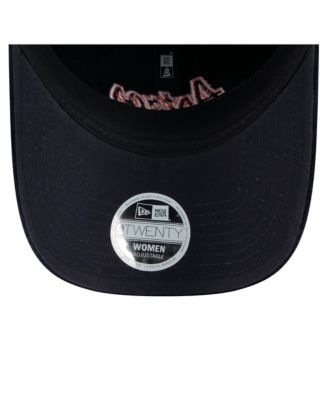 Women's Navy Houston Astros Corduroy 9TWENTY Adjustable Hat