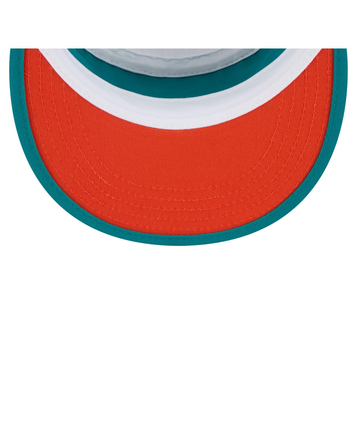 New Era Men's Aqua Miami Dolphins Throwback Retro Painter Snapback Hat In Aqua