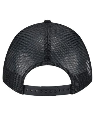 Men's Black Arizona Diamondbacks Gradient 9FORTY A-Frame M-Crown Trucker Adjustable Hat