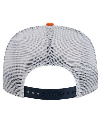 Men's Orange/Navy Denver Broncos Throwback Dye Golfer Snapback Hat