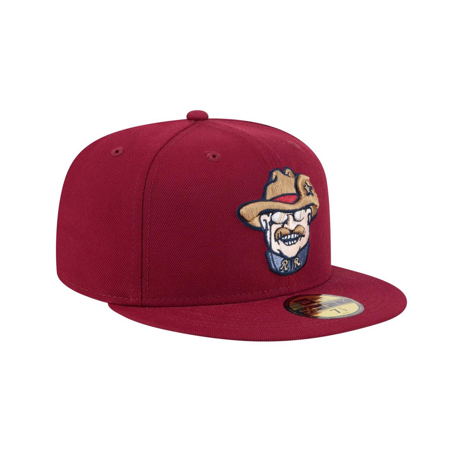 Men's Burgundy Frisco RoughRiders Authentic Collection 59FIFTY Hat