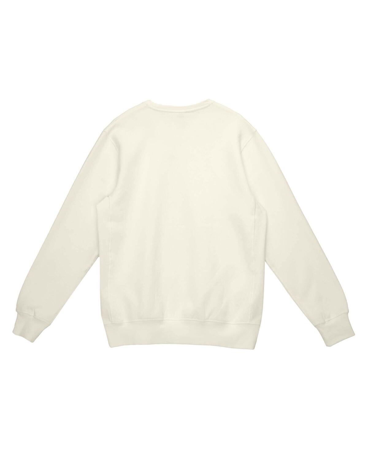 Mitchell & Ness Men's Cream Philadelphia Phillies Sidewalk Sketch Pullover Sweatshirt