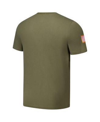 Nike Men's Olive Wake Forest Demon Deacons 2024 Military Appreciation Performance T-Shirt