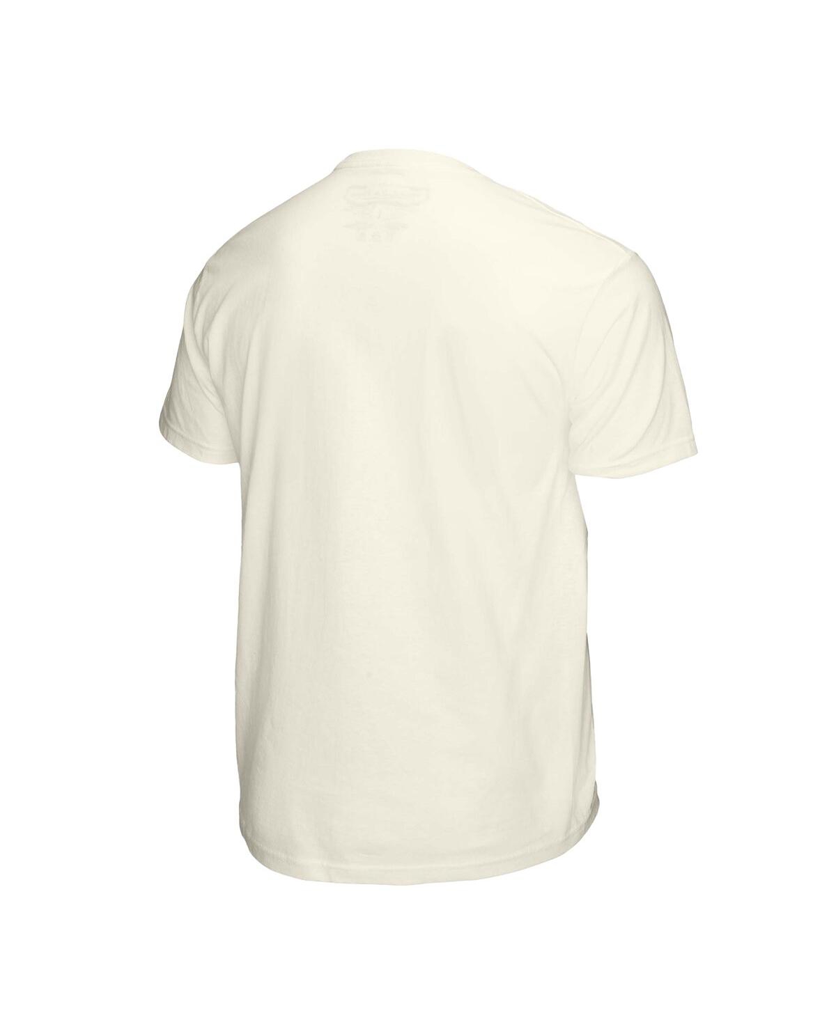 Mitchell & Ness Men's Cream Michigan Wolverines Vintage Tone T-shirt In Cream
