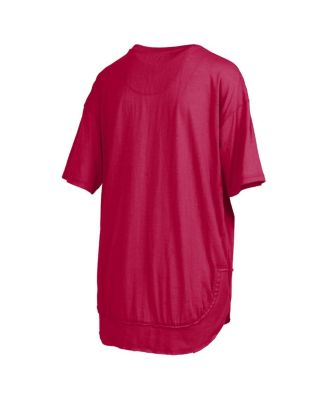 Women's Crimson Alabama Crimson Tide Poncho T-Shirt