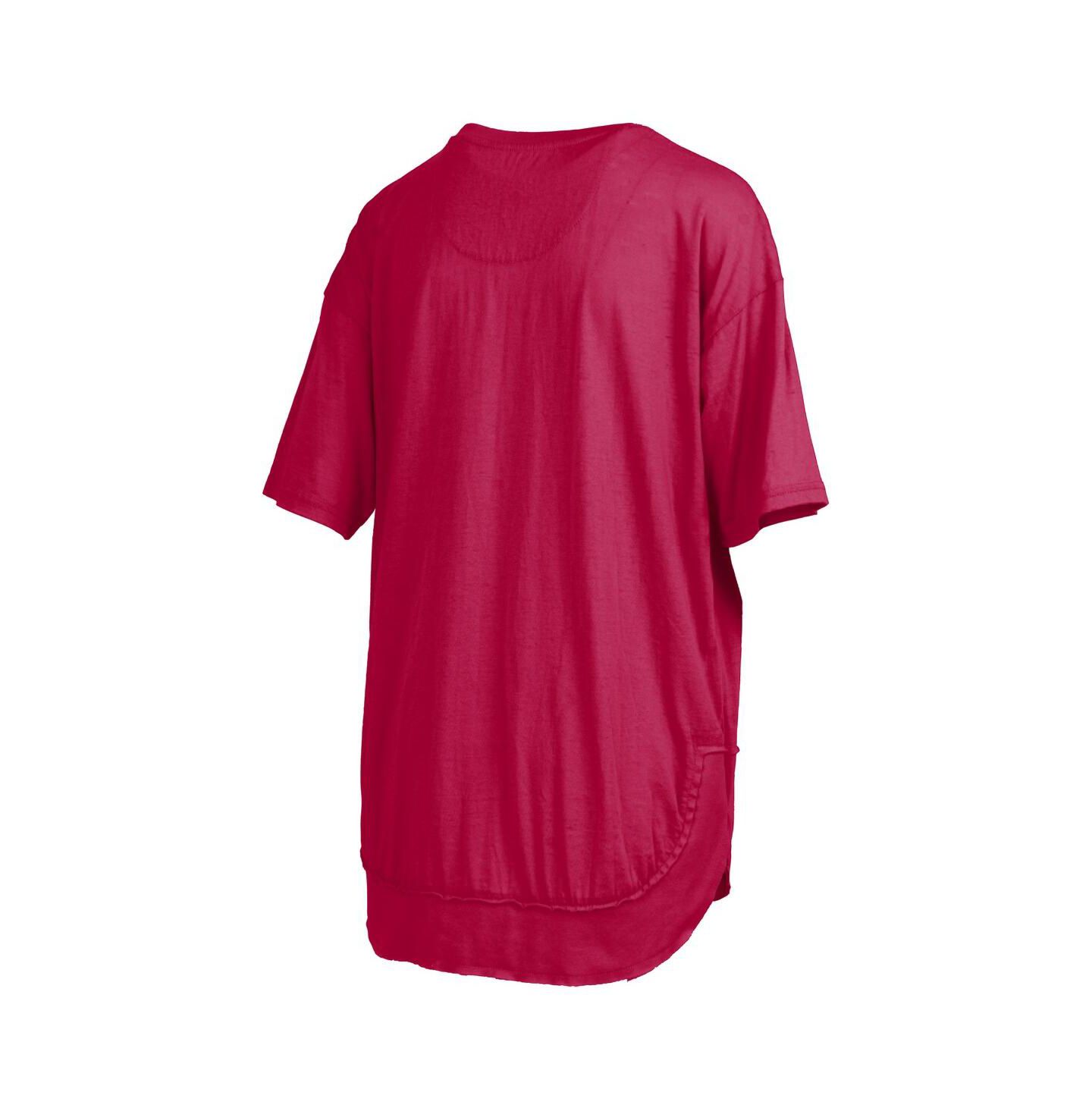 Женская футболка Pressbox Crimson Alabama Crimson Tide Poncho — фото 2