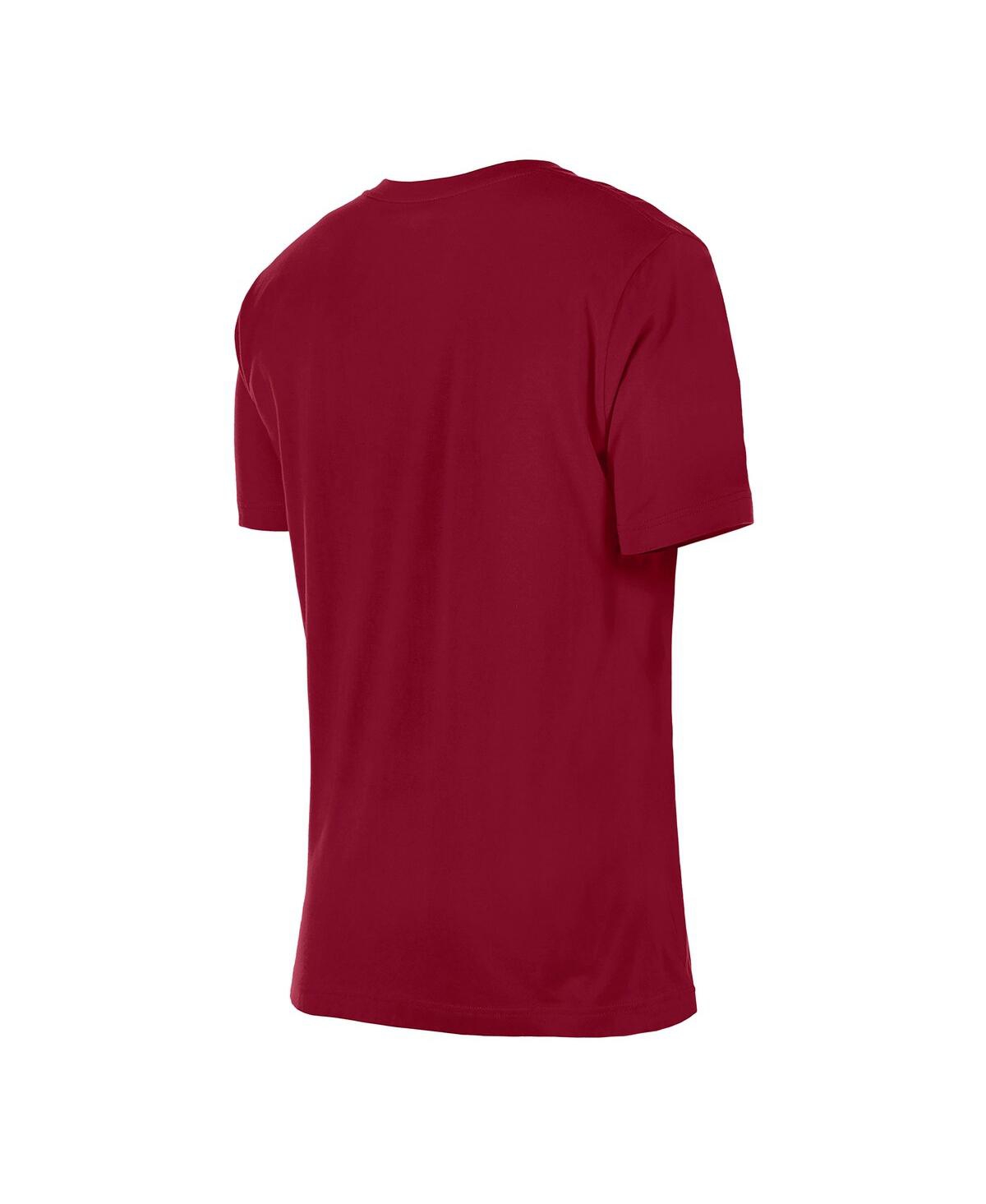 NEW ERA WOMEN'S WINE CLEVELAND CAVALIERS GLAM GAME FLOWER T-SHIRT 