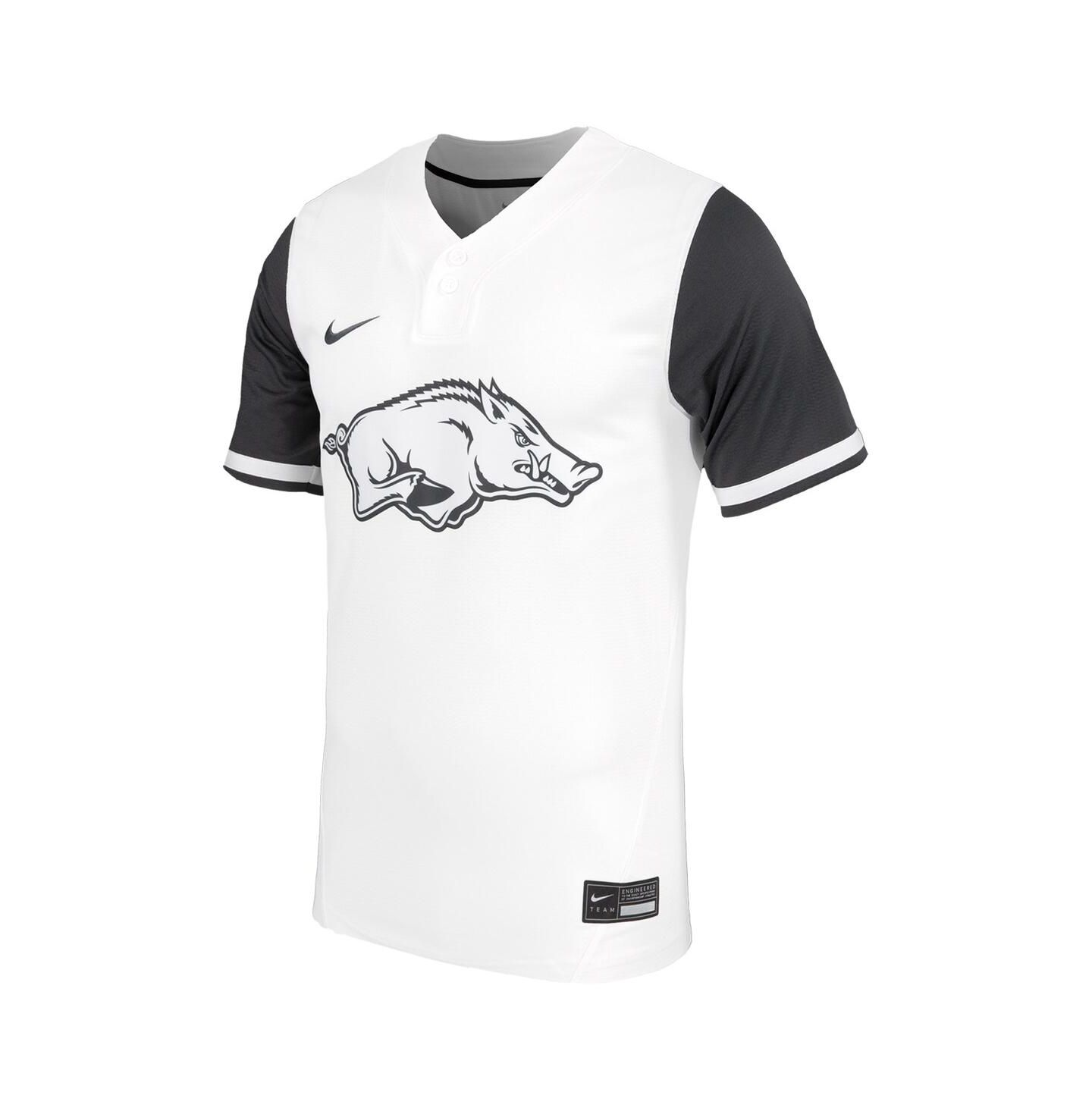 Мужской топ Nike White Arkansas Razorbacks Replica Softball Jersey — фото 3