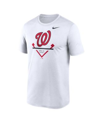 Men's White Washington Nationals Icon Legend Performance T-Shirt