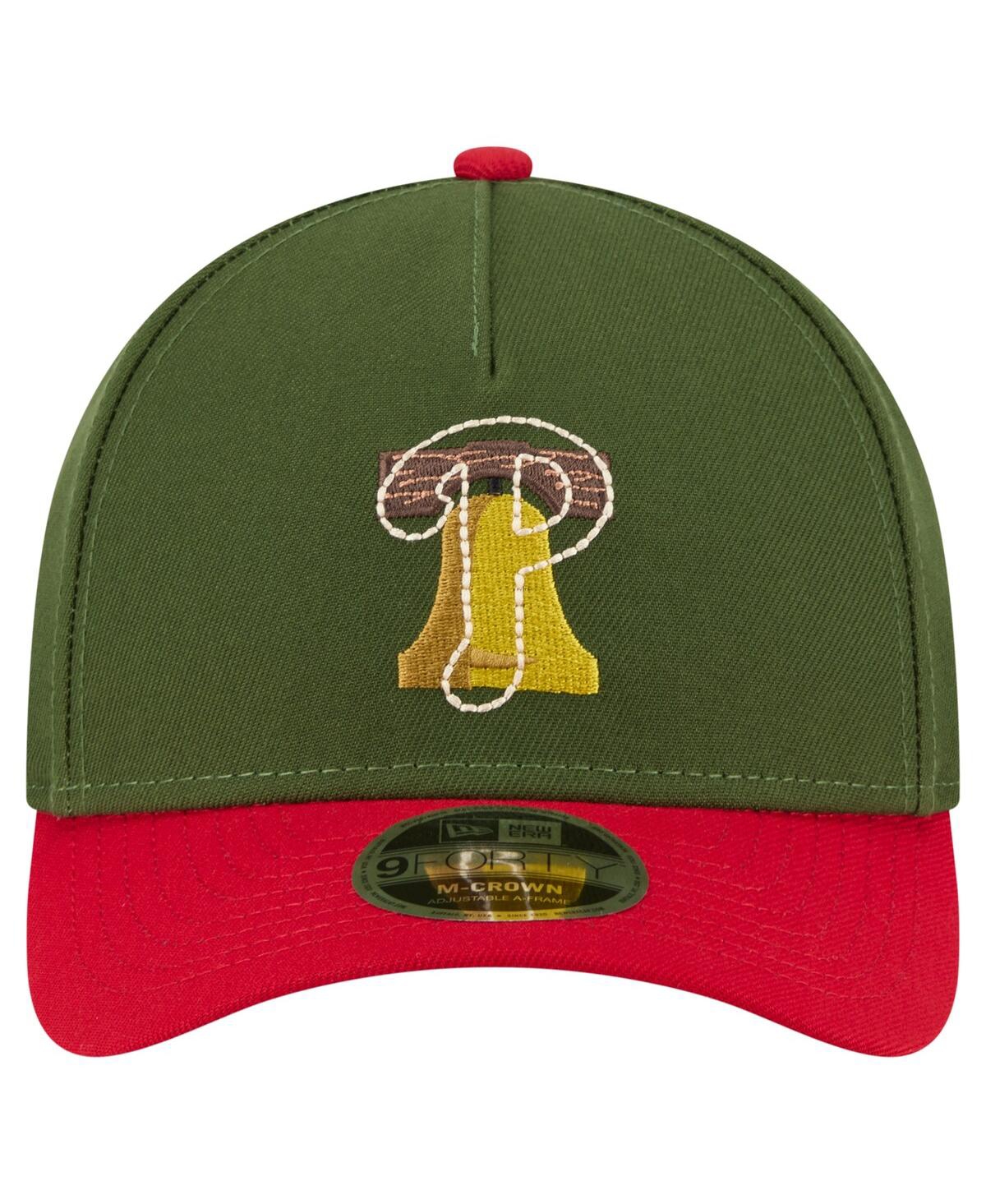 New Era Men's Dark Green Philadelphia Phillies City Feature 9forty A-frame Adjustable Hat In Dark Green