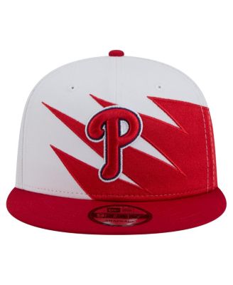 Men's Red/White Philadelphia Phillies Jagged 9FIFTY Snapback Hat