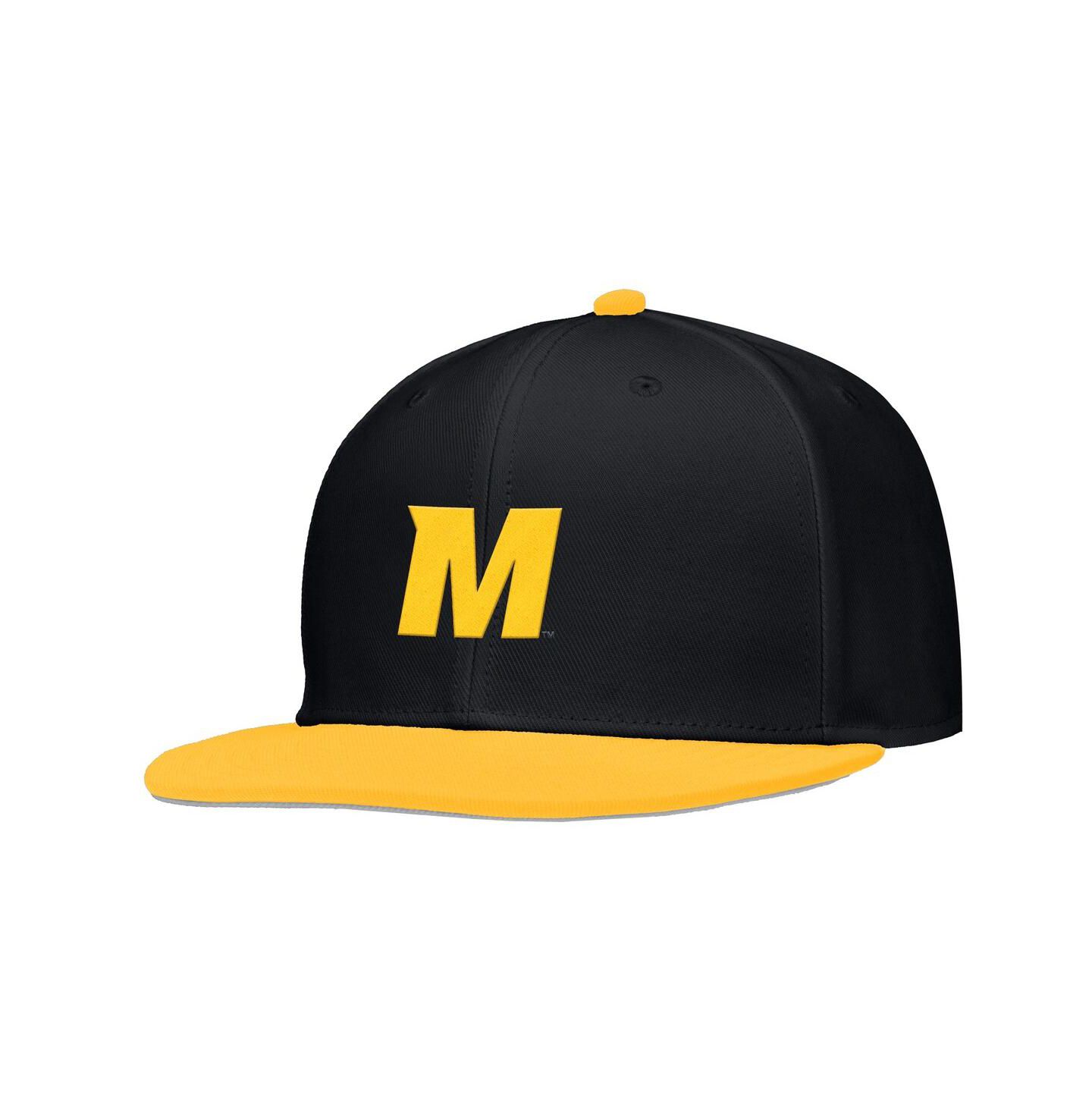 Мужская кепка Nike Black Missouri Tigers On-Field Baseball Performance Fitted Hat — фото 3